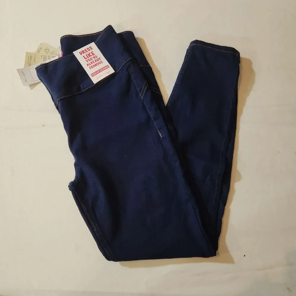 Tailor Vintage Women's Dark Blue Push Up Jeggings Size‎ 13